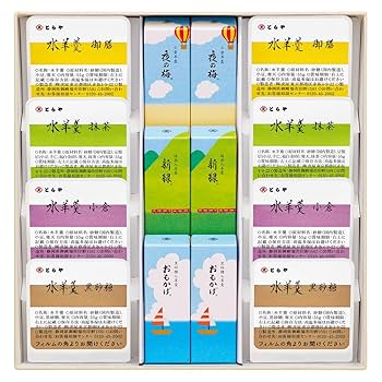 Amazon | とらや 夏小形羊羹・水羊羹詰合せ D (夜の梅 おもかげ